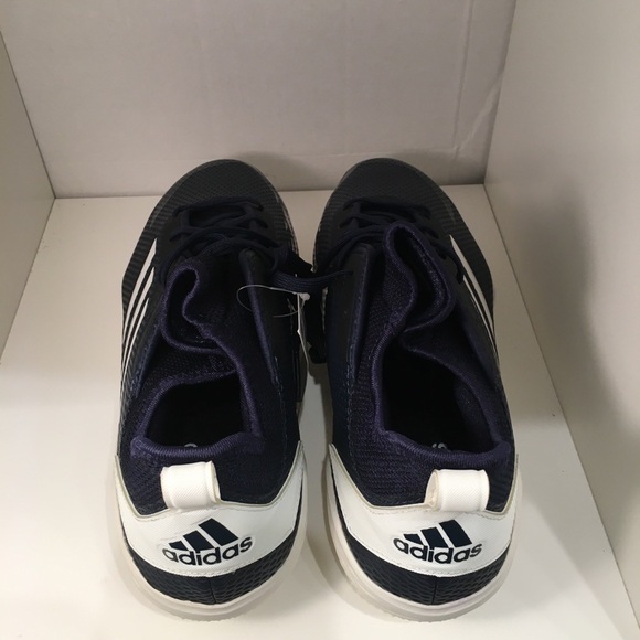 Adidas Adizero Afterburner Baseball Cleats Size 13 Blue White main image 5